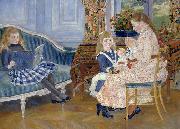 Pierre-Auguste Renoir Children's Afternoon at Wargemont painting